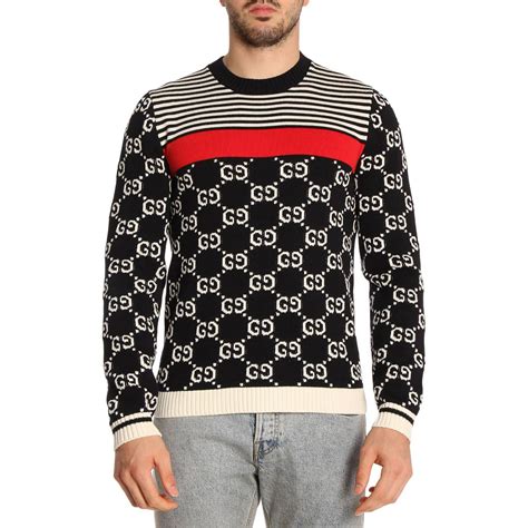 mens gucci jumpers|gucci cardigan sweaters for men.